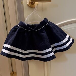 MINOTI baby Navy Blue Sailor Style Skirt with White Stripes 18 months 86cm